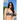 Fekete-fehér vegyes pöttyös, push up bandeau bikini felső