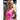Fitnesz crop trikó, pink