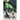 Melange neonzöld ívelt mintás női fitnesz 7/8-os leggings