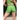 Melange neonzöld női fitnesz short nadrág