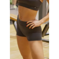 Kép 2/2 - Szürke basic női fitness sport short