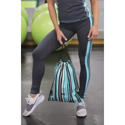 Kép 2/3 - STRIPES MENTA NŐI FITNESS HOSSZÚ NADRÁG