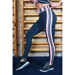 Kép 3/4 - STRIPES CORAL NŐI FITNESS HOSSZÚ NADRÁG, 36-os méret