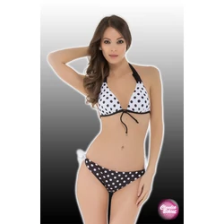Kép 1/3 - Mintás háromszög bikini, féltangával