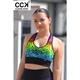 &quot;Splash&quot; crop top, szivárvány színatmenetes